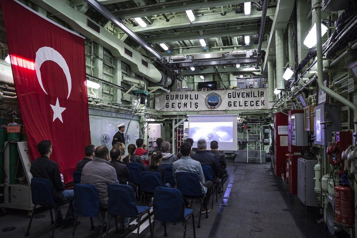 Deniz Kuvvetleri Komutanlığı'na bağlı fırkateynler ziyarete açıldı