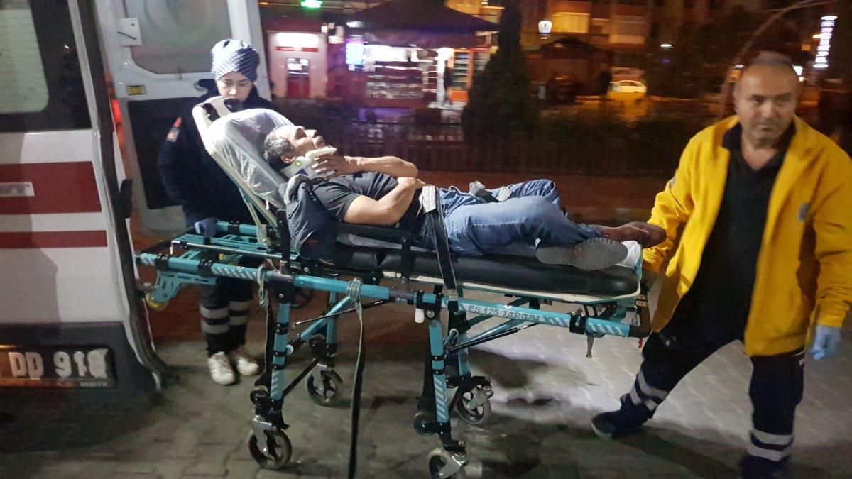 Alkollü sürücü bariyerlere çarptı