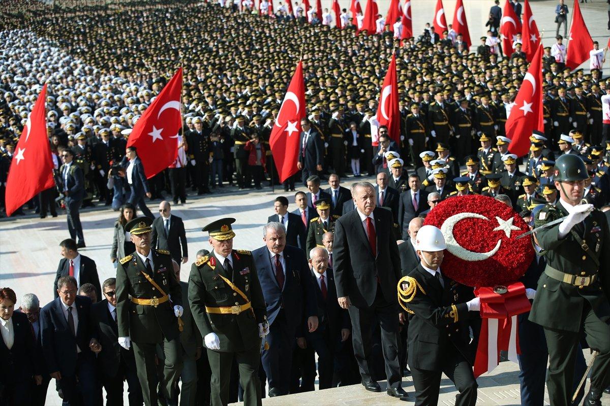 29 Ekim'de devlet erkânı Anıtkabir'de