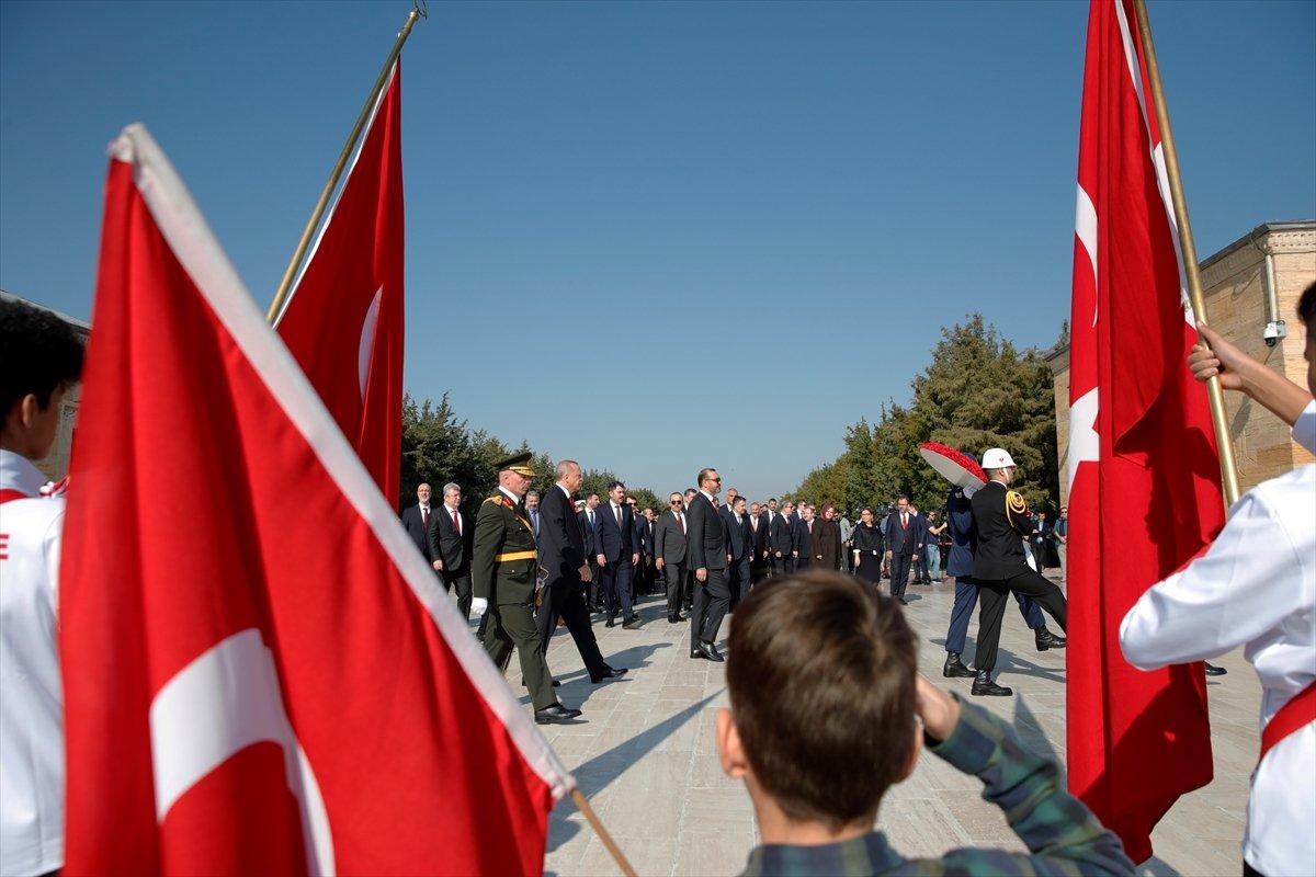 29 Ekim'de devlet erkânı Anıtkabir'de