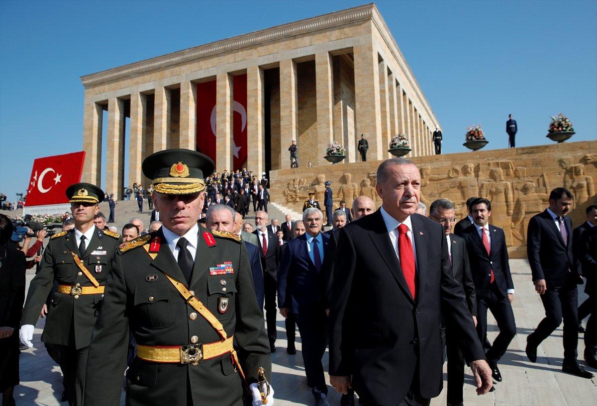 29 Ekim'de devlet erkânı Anıtkabir'de