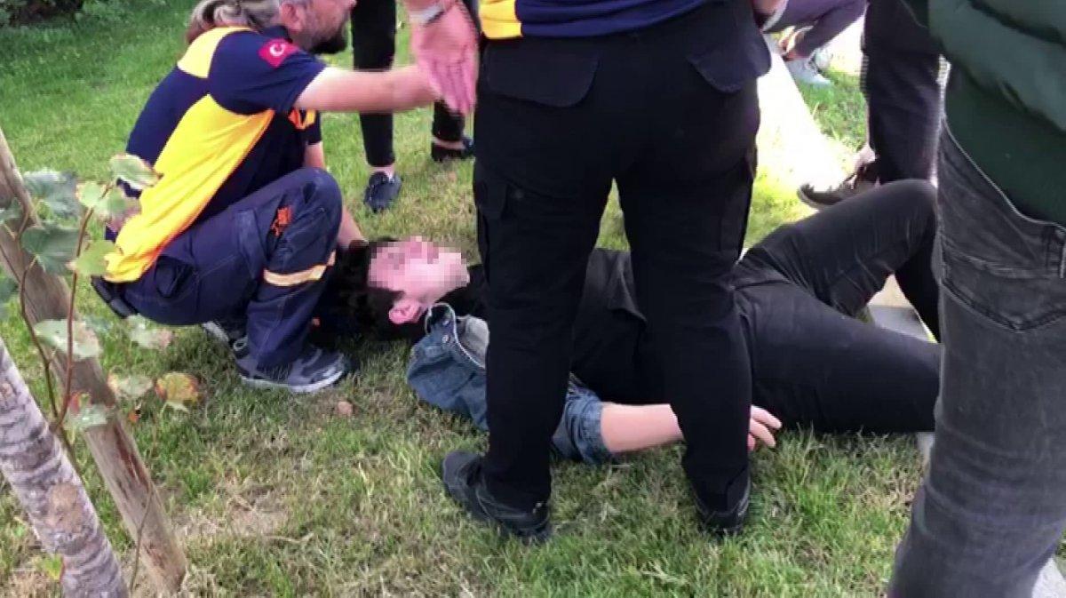 Beylikdüzü'nde dayak yiyen çocuğun babası çıldırdı