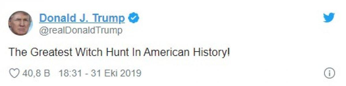 Trump'ın azil süreci resmen başladı