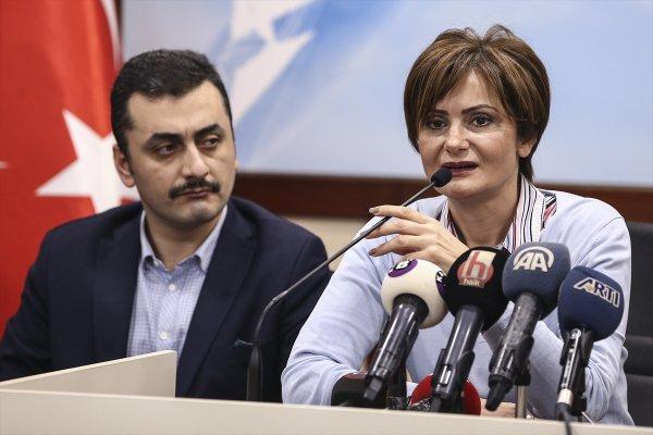 Eren Erdem tahliye sonrasında basın toplantısı düzenledi