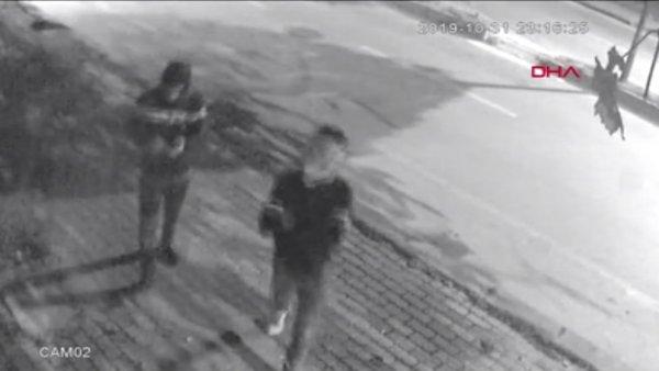 Başlarına poşet takarak hırsızlık yapan 2 kişi yakalandı