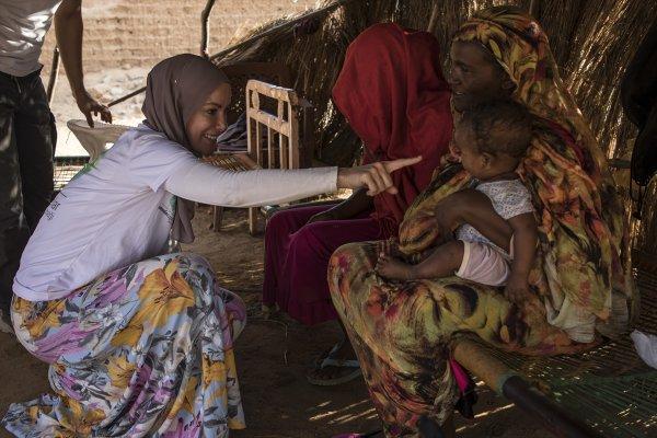 Gamze Özçelik Sudan'da