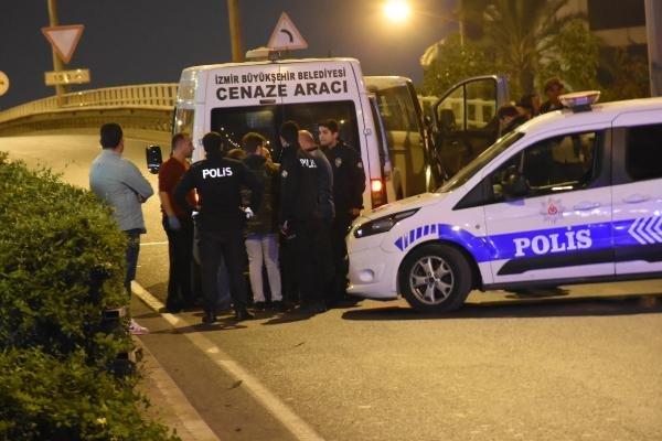 İzmir'de kaza yapan motosiklet sürücüsü öldü