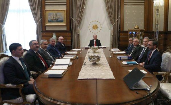 Beştepe'de Yüksek İstişare Kurulu toplantısı sona erdi