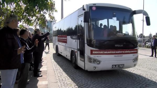 150 Suriyeli ülkesine döndü