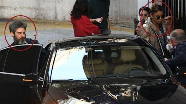 Gülben Ergen magazin muhabirlerinden kaçamadı