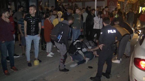 Bursa'da otomobil ile motosiklet çarpıştı