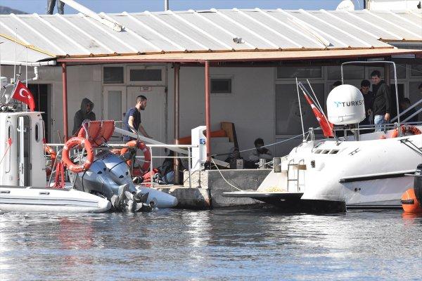 Bodrum'da kaçak göçmenlerin olduğu bot battı