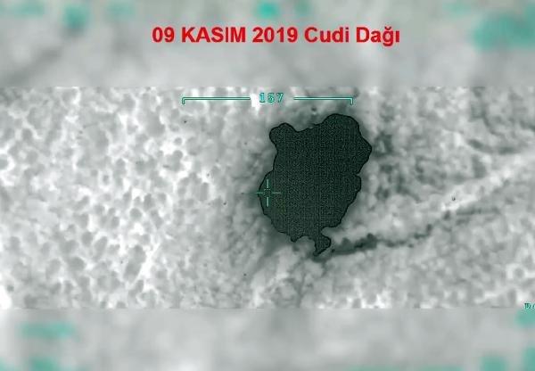Cudi'de 6 teröristin öldürüldüğü görüntüler