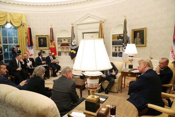 Cumhurbaşkanı Erdoğan'dan senatörlere YPG düzeltmesi