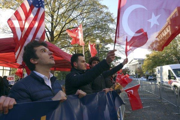 Cumhurbaşkanı Erdoğan Washington'da kalacağı otele geldi