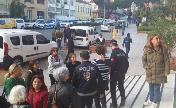 Aydın'da bir cinayet duruşması sırasında arbede yaşandı