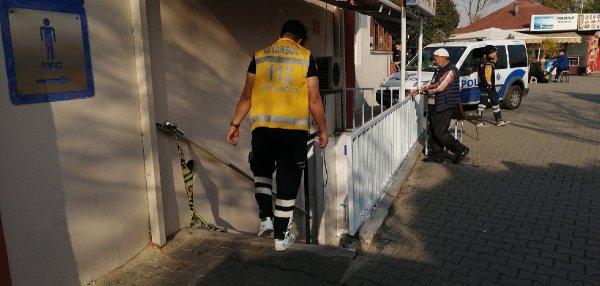 İstanbul'daki bir tuvaletten erkek cesedi çıktı