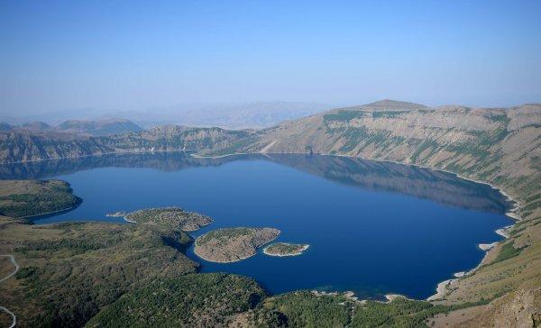 Nemrut Krater Gölü'nün eşsiz güzelliği