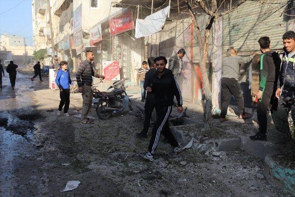 YPG/PKK Tel Rıfat'tan Azez'deki sivillere saldırdı