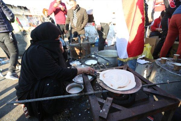 Irak'ta göstericilerin gecesi gündüzüne karıştı
