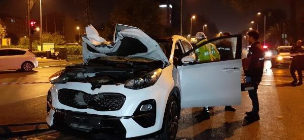 İstanbul'da bir sürücü yayaya çarpıp olay yerinden kaçtı