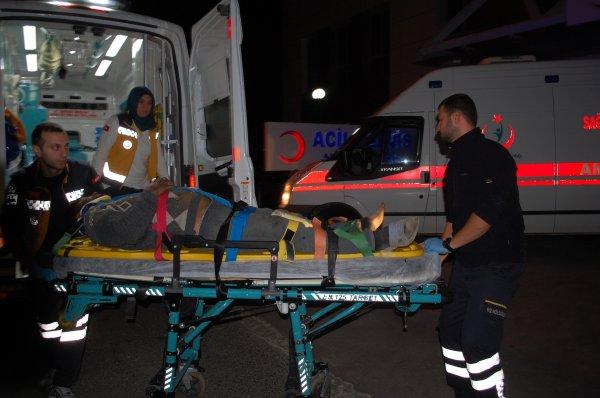 Tekirdağ'da otomobil ile damperli patpat çarpıştı