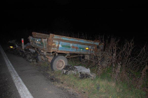 Tekirdağ'da otomobil ile damperli patpat çarpıştı