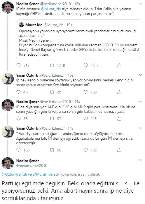 İyi Partili Yasin Öztürk'ten çirkin sözler