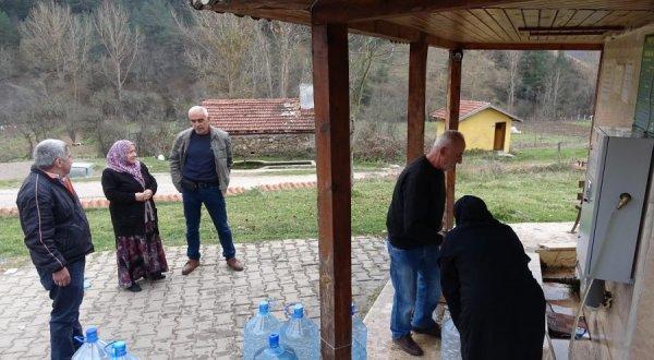 Karabük'te şifalı suya muhtar otomat taktırdı