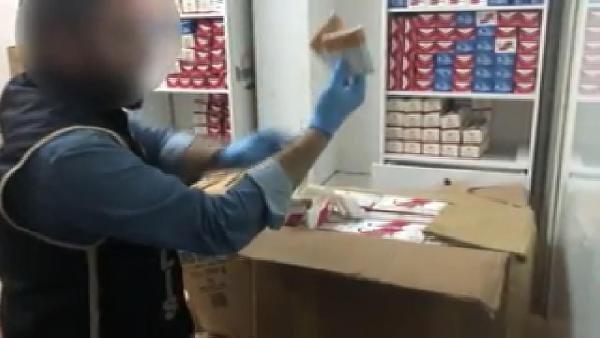 Maltepe'de 256 kilo kaçak tütün ele geçirildi