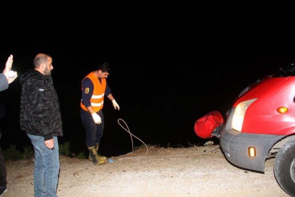 Yabancı uyruklu kadın kazada öldü, uçurumdan itfaiye çıkardı