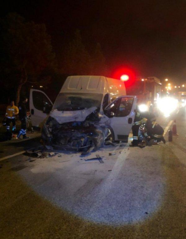 Tankere arkadan çarptı, hastanede öldü