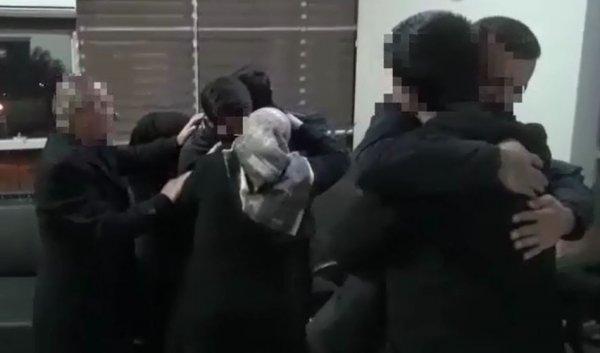 İkna edilen teröristleri aileleri karşıladı