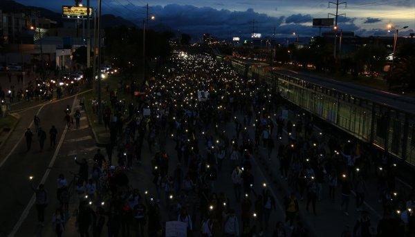 Kolombiya'da genel grev protestolarında yedinci gün