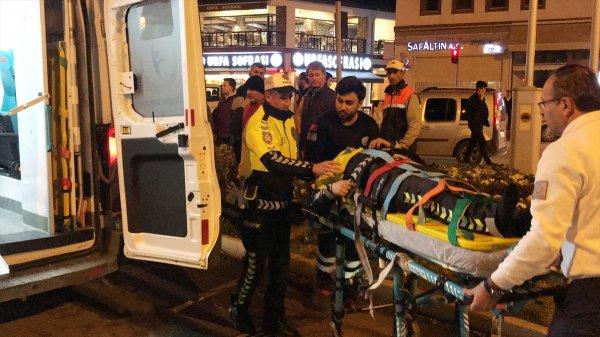 'Dur' ihtarına uymayan sürücü, polise çarptı