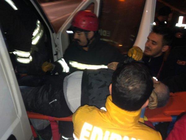 Tankere arkadan çarptı, hastanede öldü