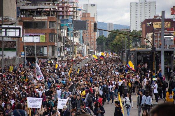 Kolombiya'da genel grev protestolarında yedinci gün