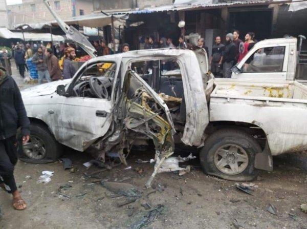 Teröristler Celabrus'ta bombalı yüklü araç patlattı