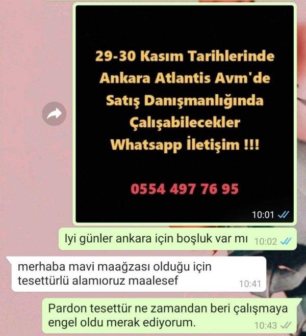 Mavi, başörtülü eleman konusunu reklamlarla kapattı