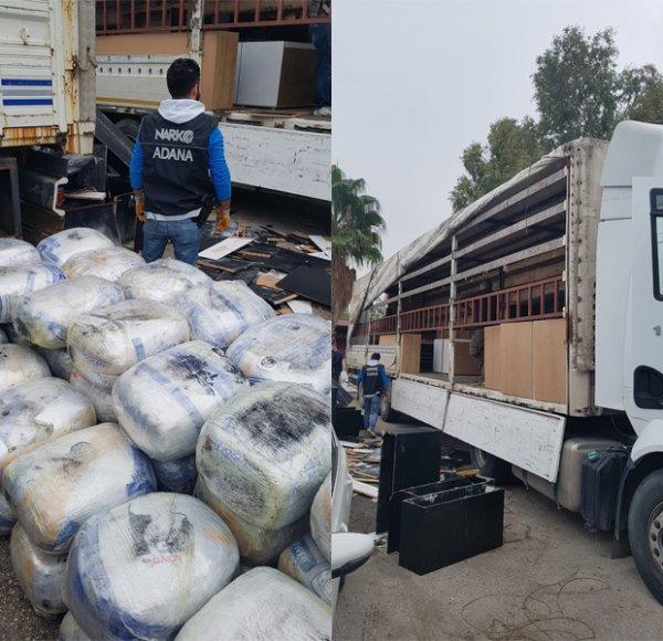 Narkotik köpeği 'Tunga' 721 kilo esrar buldu