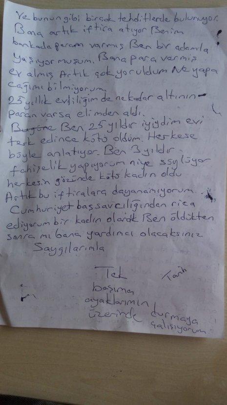 Ayşe Tuba Arslan'ın yürek burkan yeni dilekçesi