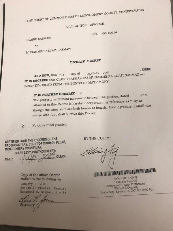 Necati Şaşmaz'ın boşanma davası devam ediyor