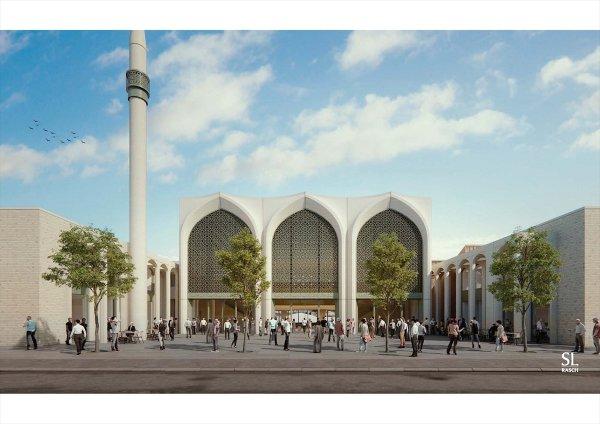 Almanya'da cami ve külliye projesi tanıtıldı