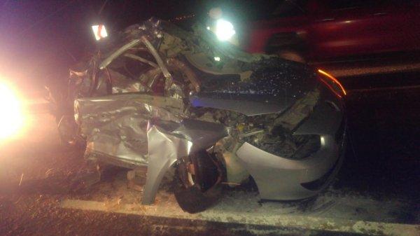 Kayseri'de otomobil ile yolcu otobüsü çarpıştı