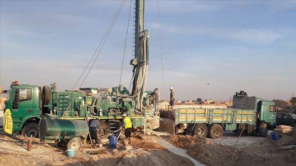 Tel Abyad kırsalına elektrik verildi