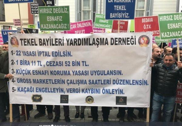 CHP’den tekelcilere destek