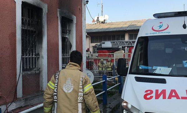 Tarihi Sirkeci Garı'nda yangın