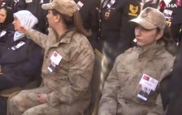 Bomba imha uzmanı şehit Esra Çevik'e veda