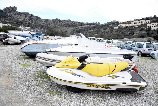 Bodrum'daki yediemin otoparkı marinaya döndü