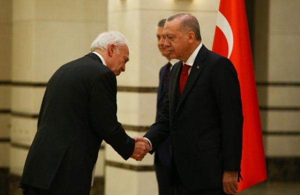 Cumhurbaşkanı Erdoğan Yunan Büyükelçi'yi kabul etti
